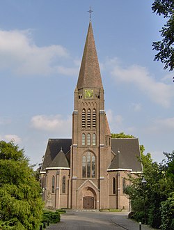 Die R.K. Sint-Plechelmuskerk in Saasveld