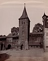 Tiergärtnertor und der Tiergärtnertorturm, Fotografie aus den 1890er Jahren