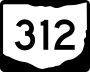 State Route 312 marker