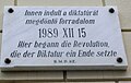 Deutsch: Gedenktafel - Reformierte Kirche an der Maria