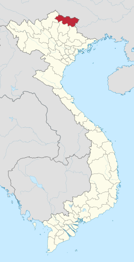 Kaart van Cao Bang