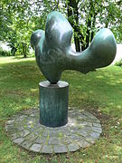 1959, Feuille se reposant, bronze