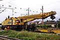 * Nomination A Kirow rail crane from „Bahnbau Wels“ is working the Neunkirchen railwaystation. --Steindy 19:19, 5 January 2015 (UTC) * Promotion  Support Good quality. --Johann Jaritz 04:23, 06 January 2015 (UTC)