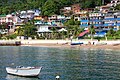 Vista de la playa de Taboga