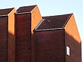 Århus Municipal Hospital, detail. Simple harmonious brick elements.