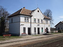 Empfangsgebäude des Bahnhofes Börgönd