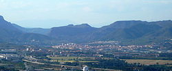 Skyline of Olesa de Montserrat