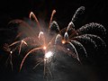 New year fireworks in 2002 at Seaport Village.