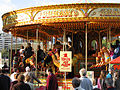 A carousel ride