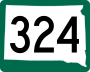 Highway 324 marker