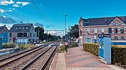 Overweg aan het station