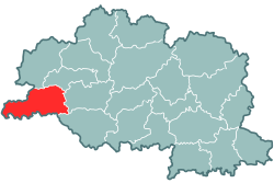 Location of Pastavu rajons