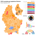 2018 Luxembourg Election Commune Map