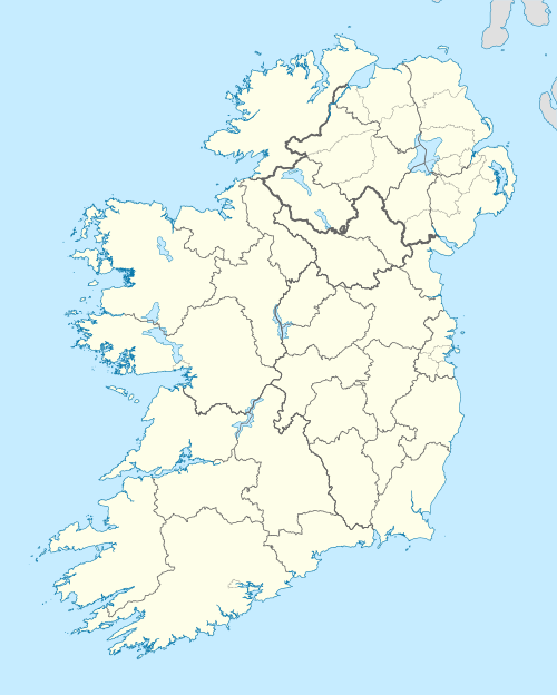 Mappa di localizzazione: Isola d'Irlanda