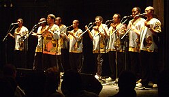 Ladysmith Black Mambazo performing in Austria, 2008.