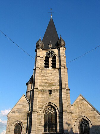 An iliz katolik Sant-Varzhin, XVvet–XVIvet kantved, luc'hskeudennet gant Jean-Pol Grandmont