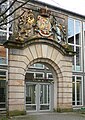 Portal der früheren Garde du Corps-Kaserne am Königsworther Platz von 1736, heute am Rudolf-Hillebrecht-Platz nahe dem Neuen Rathaus