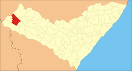 Água Branca – Mappa