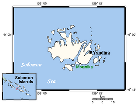 Mapa de las islas