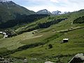 Tujetsch GR, mountain farming - Bergheuet ob Dieni