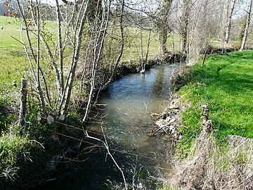 La Peychay au lieu-dit les Peyronnets, entre Ribérac (à gauche) et Saint-Méard-de-Drône.