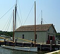 New Haven Oyster sharpie, Mystic Seaport, Connecticut