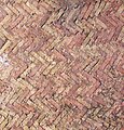 A brick floor in an Ancient Roman market