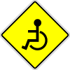 Handicapped crossing