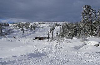 An alpine center in Buskerud county, Norway