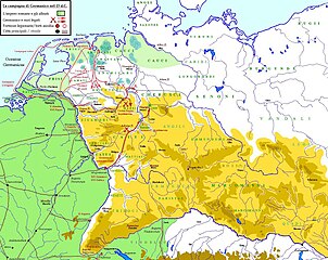 Campaigns in 15 AD