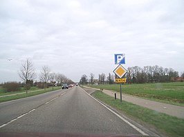 N456, Provincialeweg bij Gouda (2008), tegenwoordig onderdeel van de N457