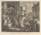 The Enraged Musician by William Hogarth, 1741