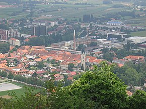 View of Slovenske Konjice from the castle