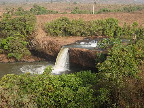 The fall of the Vina located 15 km from Ngaoundere, in the department of Vina in Cameroon Photograph: Marie Barbara