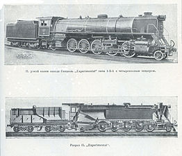 Diagram wat die komponente van die Klas 18 2-10-2 aandui