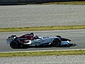 Adrian Sutil testing the F8-VII at Cheste in January 2008