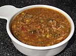 Brunswick stew made with chicken