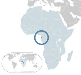 Map of Equatorial Guinea