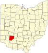 State map highlighting Clinton County