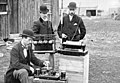 Image 66British Post Office engineers inspect Guglielmo Marconi's wireless telegraphy (radio) equipment in 1897. (from History of radio)