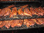 A barbecue cooker in Memphis