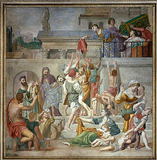 Domenichino, Elemosina di santa Cecilia, 1612-15, Roma, Chiesa di San Luigi dei Francesi