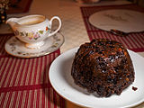 Christmas pudding (plum pudding)