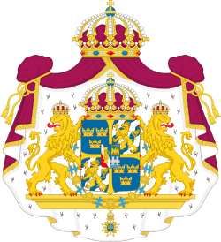 Gustav VI Adolf av Sveriges våpenskjold