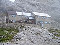 Il Rifugio Giuseppe Volpi al Mulaz, nelle Pale di San Martino.