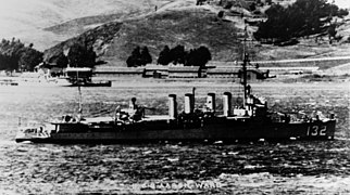 USS Aaron Ward (Destroyer # 132, later DD-132), 1919-1940