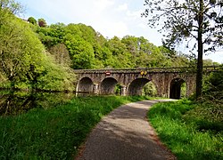 Pont sur le Blavet de la ligne Auray-Pontivy