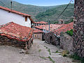 A typical street in the village.