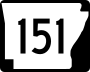 Highway 151 marker