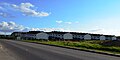 Rows of suburban housing outside Vilnius in Vilnius district municipality